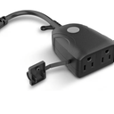 Pack of 3 Feit Electric 120V 15A Smart Wifi Enabled Dual Outlet Wall Plug