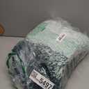 OLANLY Bathroom Rug Set 2 Piece, Soft Absorbent Microfiber Bath Mats and U-Shaped Contour Toilet Rug, Non-Slip, Machine Wash Dry, Plush Shaggy Bath Mats for Bathroom (30"x20"+24"x20", Blackish Green)