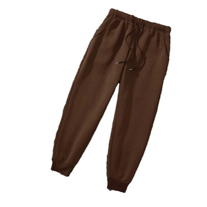 Plain Jogger Chocolate Brown Sweatpants, Size XL