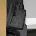 Floor Mats Compatible with 2015-2022 Chevy Colorado/GMC Canyon Crew Cab, All Weather TPE Floor Liners, Custom Fit Car mats, 1st & 2nd Row, Black