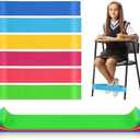 TIECHI 6 Pack Chair Bands for Kids with Fidgety Feet, ADHD Tools for ADHD ADD Autism Kids, Fidget Chair Bands for Effective Relief of Fidgety and Improve Focus, Classroom and Home Must Haves