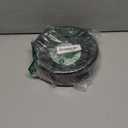 PLASTICPRO 100 PCS Black Plastic Plates Light Weight 7 Inch Plastic Dinner Dessert Appetizer Plates Black Plates Disposable for Party and Wedding