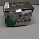 Dazzle Bright C9 Christmas String Lights, Waterproof Connectable Green Wire Fairy Lights, Christmas Lights for Indoor Outdoor Home Yard Xmas Tree House Decorations (Green, 100 LED)