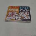 Alphabet and Phonics Bingo - ABC Learning Letter Recognition and CVC Words with Pictures - Phonics Games for Kids Ages 3-7 yrs Preschool Kindergarten