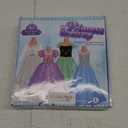 Meland Princess Dresses for Girls - Princess Costume with Long Cape for Girls Age 3-10 Year Old for Birthday Halloween Party Large