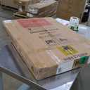 Fixed Shower Glass Panel 36" W  75" H, 1/5"(5mm) SGCC Clear Tempered Glass Shower Door, Framed Bathroom Shower Screen, Matte Black, Adjustable Support Bars & 3 Pieces Divided Pattern