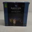 Songtaste 50 Pcs Disposable Plastic Cups,12 Oz Clear Plastic Parfait Cups with Dome Lids and No Hole,Dessert Yogurt Fruit Holders for Kids,Take Away Breakfast and Snacks,Cold Drinks,Ice Cream,Fruit