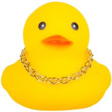 HFLZBRO Black Cat Paw Bag Decoration and MuMyer Rubber Duck Car Ornaments Duck Car