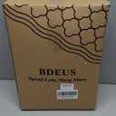 BDEUS Twin Mattress Pad, Extra Thick 1450GSM Mattress Topper, Four Leaf Clover Soft Mattress Protector Cover with 21" Deep Pocket for Back Pain Relief, 3D+7D Down Alternative Fill Overfilled, White