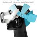 SARLAR VT3 Head Strap Accessories Compatible with Apple Vision Pro, Reduce Facial Stress, Enhanced Support and Comfort
