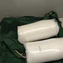 Outdoor Chair Cushions Set of 4,Waterproof Outdoor Seat Cushions for Patio Furniture,Patio Chair Cushion with Handle and Ties, Square Out Door Chair Pads,19" x 19" x 3", Forest Green