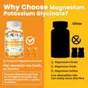 3 x Potassium Magnesium Gummies - High Absorption Magnesium Glycinate & Potassium Citrate Plus Omega 3, B6, D3, K2 & Calcium - Chewable Gummy for Leg Cramps, Immunity & Energy Orange 120 Gummies