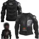 Kids Chest Protector Motocross Dirt Bike Gear Motorcycle Full Body Armor Jacket Protective Back Spine Protector Vest Gear (XX-Small, Black)