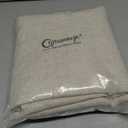 Chyhomenyc Curtains 72 Inch Length 2 Panels Set, Light Filtering Faux Linen Slub Textured Curtains for Living Room, Soft Airy Farmhouse Rod Pocket Curtain for Bedroom, Each 42Wx72L, 2PCS, Linen Color