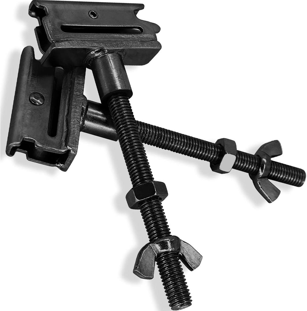 2 Pack E Track Spare Tire Holder Mount for X-Track Tie Down Anchor Points Bolt Hanger Spare Wheel Carrier Etrack Rail System Accessories for Enclosed Trailers, Trucks, Semis, Garages (Black)