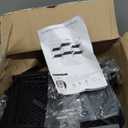 TV Stand for 55 Inch TVs, Entertainment Center with Movable Shelf Panels, Power Outlet and LED Lights Open Storage Shelves, TV Media Console Table for Living Room and Bedroom, Black