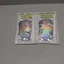 2 Pack Silver Metallic Tinsel Foil Curtains, 3.28 FT x 7.05 FT Glitter Silver Fringe Curtains, New Year Door Streamer Tinsel Backdrop Photo Booth for NYE Party Birthday Engagement Party Decorations