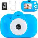 Toddler Camera Kids Camera Christmas Birthday Toy Gifts for Kids Age 3 4 5 6 7 8, Blue