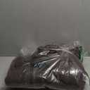 YOUR MOON 100% Pure Merino Wool Queen Size, Australian Organic Natural Wool Blanket, Hypoallergenic Wool Blanket for Bed, Medium Weight(Plaid Brown, 90 * 90)