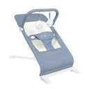 Baby Delight Alpine Deluxe Portable Baby Bouncer | Infant | 0-6 Months | 100% GOTS Certified Organic Cotton Fabric | Organic Dusty Blue