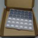 Black& White Bobbin Thread Set with Case - Prewound Class15 Bobbin for Singer/Brother/Janome/Embroidery Machines