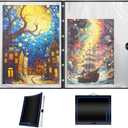 ALL4JIG Extra Large Puzzle Binder – Space-Saving Storage Folder for 500–1000 Piece Puzzle Collection, Holds 20 Puzzles, HD Film Pockets, Birthday Gift for Mom & Grandma