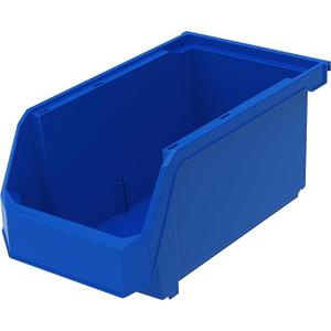 ReadySpace Plastic Containers for Organizing and Storage Bins for Closet, Kitchen, Office, Garage or Pantry Organization, Stackable Bins, Large (14.8" x 8" x 7"), 24-Pack, Blue And Res