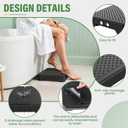 SOYO Mobility One Step Stool, Heavy Duty Indoor Outdoor Non-Slip Small Step Platform Assistive Device for Adult Elderly, Standing Support and Step Riser for Car, Bed, Door, Stair, Bathroom Black-Black