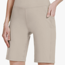 baleaf Women's 10" Long Bermuda Shorts Above Knee Length with 3 Pockets Walking Athletic Workout High Rise Yoga Running Size XL
