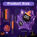 VINTS Spider Piata,Halloween Magie Spider Piata with Blindfold,Perfect for Boys Grils Birthday Party Game Activity Halloween Theme Parties Decorations(17.513.33.15in) Purple&Orange Pinata For Kids