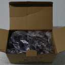 Outdoor String Lights 25 Feet G40 LED Patio Lights, Plug-in, 13 Plastic Edison Bulbs(1 Spare), Waterproof Connectable Hanging Light for Backyard Porch Balcony Party Decor, E12 Base, Black