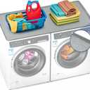Washer and Dryer Covers for the Top, 51.2" x 25.6" Washer Dryer Countertop, Large Non-slip Waterproof Washer Dryer Top Protector, Dust-Proof Washer and Dryer Topper for Laundry & Kitchen