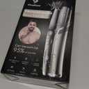 VivaEase Vacuum Beard Trimmer for Men, New Version Adjustable Precision Trimming Length with 2 Comb, Electric Cordless Vacuum Trimmer for Beard, Waterproof and Rinses Easy, Blades for Skin fit