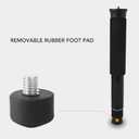 62 Inch Camera Monopod, 8 Sections Heavy Duty Monopod, Aluminum Photography Unipod Stick Trekking Pole with 1/4in to 3/8in Conversion Screw