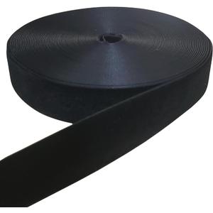 15 Yards Velvet Ribbon Spool, for Wedding, Gift Wrapping, Hair Bows, Home Decorating (1in, Black)