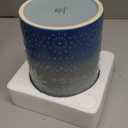 LOVECASA Extra Large Kitchen Utensil Holder, 7.2" Ceramic Farmhouse Utensil Holder For Kitchen Dcor Countertop With Heavy And Sturdy Base, Utensil Crock Organizer, Blue