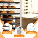 Zonon 2 Pcs 6 Tier Wall Mounted Sheet Pan Rack
