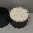 NATROSES 27 Piece Forever Preserved Roses in a Box, Preserved Flowers for Delivery Birthday, Flowers Roses Gifts for Her (White)