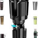 Car Cup Holder Expander with Adjustable Offset Base, All Purpose Cupholder Extender for car with Expandable, Univeral for Most Popular Large Travel Drink Bottles Hydro Owala Mugs etc.