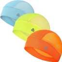 YANIKY Skull Caps for Men, Breathable Mesh Helmet Liner Sport Cooling Skull Caps for Women Sweat Cap Lightweight Cycling Cap