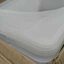 Rubbermaid Cleverstore 95 Qt Clear Storage Bins with Lids, 4-Pack, Stackable, BPA-Free, Made in USA