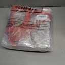 Shappy 4 Pcs 36 Inch Back to School Wreath Storage Container Clear Wreath Storage Bags PVC Waterproof Garland Bags with Clear Window Dual Zippers and Handles for Holiday Artificial Garland (Red)