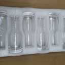 6 Inch Small Clear Glass Flower Vase, 6 Pack Ins Modern Boho Style Bud Vase for Table Centerpiece, Home Desk Decor, Wedding & Housewarming Gift