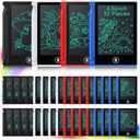 Zhehao 32 Pcs Mini LCD Writing Tablet 4.5 Inch Educational Toys Learning Writing Pad Erasable Drawing Pad Reusable Toy Gift Preschool Art Board for Birthday Favor(Plain Colors)