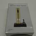 Secura Electric Wine Opener, Automatic Bottle Corkscrew Opener with Foil Cutter, Rechargeable (Champagne Gold)