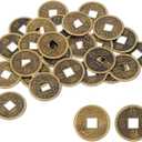 Beistle 57856 Authentic Chinese Good Luck Coins, 1 Inch, 25 Coins in Package