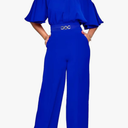 acelyn Elegant Jumpsuit for Women Dressy Sexy Plus Size Wide Leg Pant Suit One Piece Party Outfits XXL
