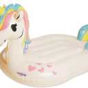 Funsicle Giant Inflatable Unicorn Magic Ride-On Pool Float, Adult-Sized
