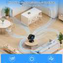Fan for Bedroom,Desk Fans,Air Circulator Fan with Remote, 90Vertical +120Auto Oscillating,100 Speeds, 10H Timer, 25dB Quiet Fan,Digital Display Rechargeable USB, for Home Office TravelBlack