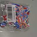 42 Pieces Independence Day Iron-On Patches 4th of July Patriotic Embroidered Applique Patches Iron on Patch American Flag Sew on Patches for Clothing Bags, Jackets, Jeans, Hats, Clothes DIY Decoration
